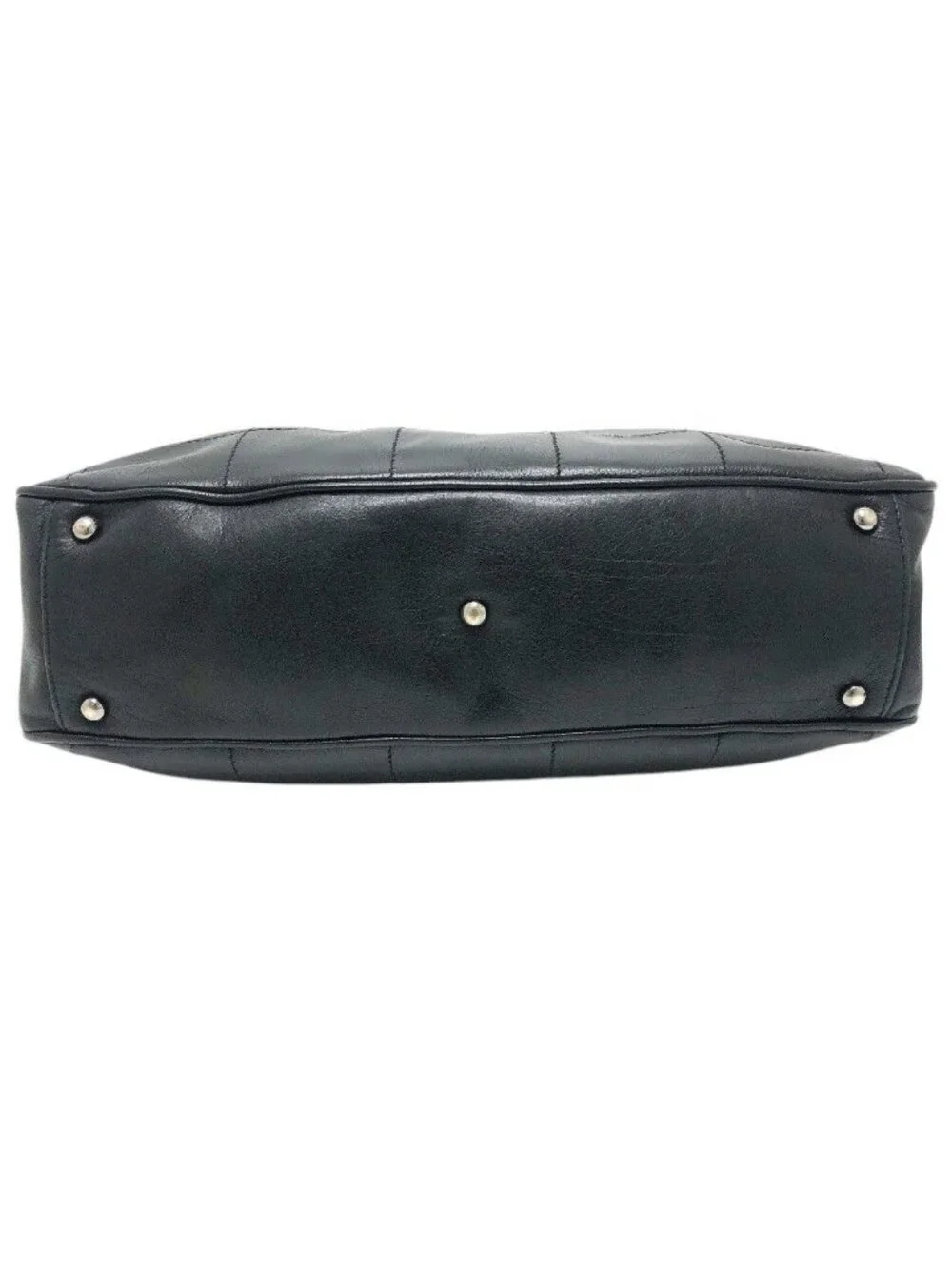 Chanel Handle Choco Bar Leather Black Handbag
